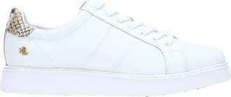 Ralph Lauren ANGELINE II EMBOSSED LEATHER SNEAKER