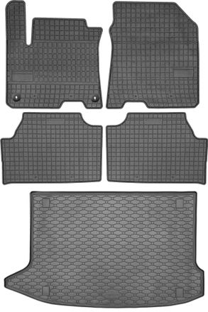 OEM Hyundai Kona Electric I Crossover De Agosto De 2018 A 2022. Juego: Alfombrillas De Goma Para Coche + Alfombrilla Para Maletero