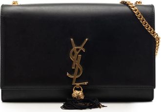 Saint Laurent Pre-owned Saint Laurent Medium Smooth Calfskin Classic Monogram Kate Tassel Crossbody Ladies 4OKQSF7OUTWRJJGD