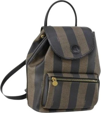 Fendi Pre-owned Backpacks, female, Brown, Size: ONE SIZE Pre-owned Vintage Backpack