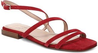 Naturalizer Nillie Ankle Strap Sandal in Hearts Flame Red at Nordstrom, Size 8.5