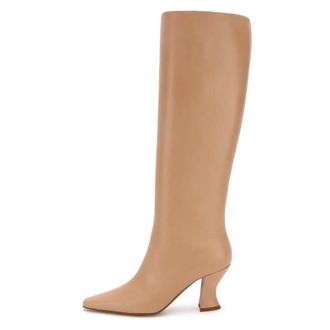 Bottega Veneta Almond Toe Leather Boots