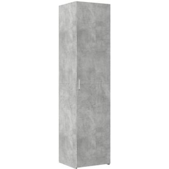 vidaXL Credenza Grigio Cemento 45x42,5x185 cm in Legno Multistrato - Vidaxl