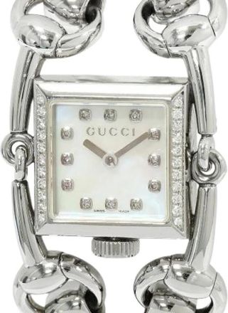 Gucci Pre-owned Stainless Steel watches - Dames - Vintage Horloges - Grijs - ONE Size - Vintage
