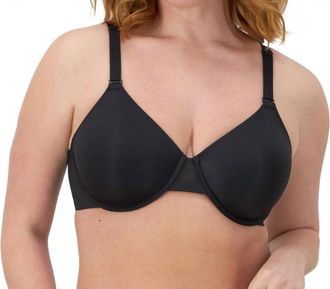 Bali Intimates Sleek Support Soothing Underwire T-Shirt Bra In Black