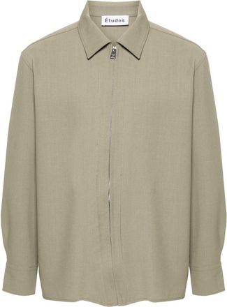 &Eacute;tudes Studio Zenith virgin wool shirt - unisex - Virgin Wool - 48 - Green