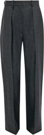 Victoria Beckham Straight Leg Trouser - Dames - Straight fit broeken - Grijs - XS - Broeken