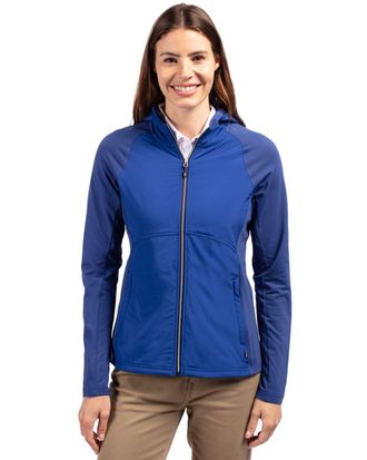 Cutter & Buck Adapt Eco Knit Hybrid Recycled Womens Full Zip Jacket