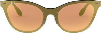 Ray-Ban Blaze Cat Eye Zonnebril - Dames - Zonnebrillen - Veelkleurig - ONE Size - Accessoires
