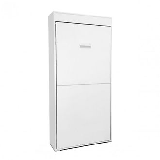 Muemue Cama Abatible Vertical Aglomerado Melaminizado Blanco 90x190cm