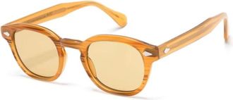 Moscot Sunglasses, unisex, Brown, Size: 46 MM Lemtosh Base 2 SUN Blonde Amber Sunglasses