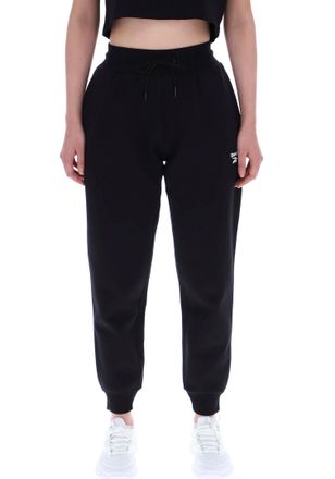Reebok Jogginghose REEBOK ERIKA CUFFED JOGGER, Damen, Gr. XL, N-Gr, schwarz, Obermaterial: 60% Baumwolle, 40% Polyester, Hosen Jogginghose, weiches, atmungsa