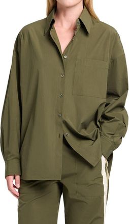 TWP Something Borrowed Shirt in Military at Nordstrom, Size X-Small