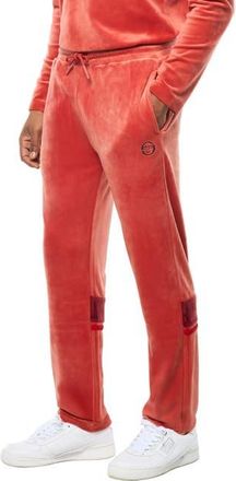 Sergio Tacchini Damarindo Velour Track Pant in Hot Sauce at Nordstrom, Size Xxx-Large