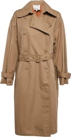 3.1 Phillip Lim pre-owned double-breasted trench coat - Neutrals