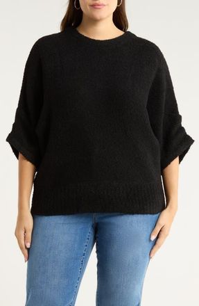 Wit & Wisdom Dolman Sleeve Sweater in Black at Nordstrom, Size 1 X
