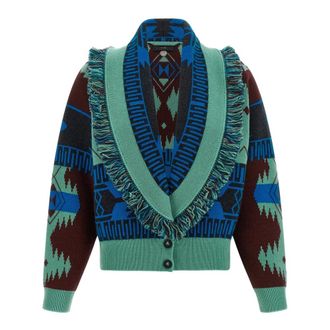 Alanui Dames, Truien, Veelkleurig, Maat: S Wol