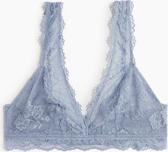 H&M Soft-BH aus Spitze - Blue