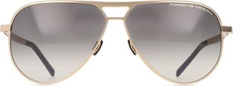 Porsche Design P8942 C Mens Sunglasses Gold Size 63