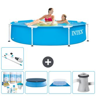 Intex Piscina Con Estructura Redonda - 244x51 Cm - 7-piezas S20393