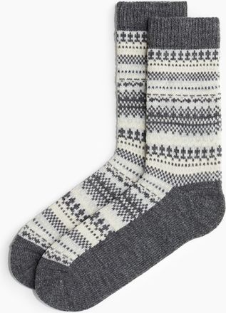 H&M Socken aus Wollmischung - Grau