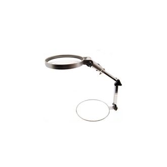 Trade Shop Trade Shop - Lente DIngrandimento Pieghevole 2x 130mm Da Tavolo Con Luce Led Portatile