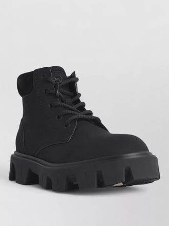 Moncler leather ankle boots