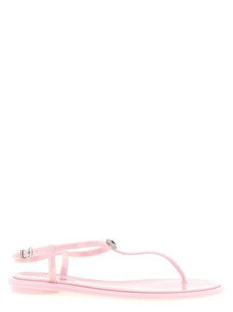 Mach & Mach Pink Bow Sandals