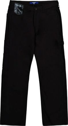 Comme Des Gar&ccedil;ons Jeans con design a inserti - Nero