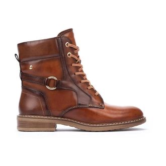 Pikolinos Schoenen, Dames, Bruin, 38 EU, Leer, Stijlvolle zwarte Aldaya-dameslaarzen