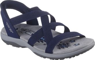 Skechers Womens Skechers Reggae Slim - Stretch Flex 163460-NVY Navy Sandal ZOGG2227