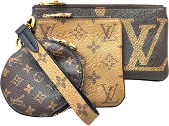 Louis Vuitton Brown Monogram Monogram Pochette Pouch (Pre-Owned)