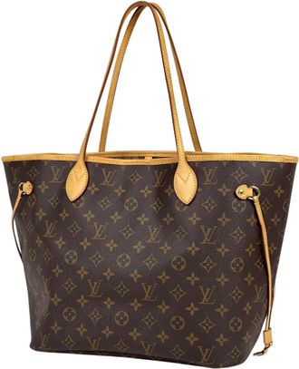 Louis Vuitton Brown Monogram Shoulder Bag Tote Bag (Pre-Owned)