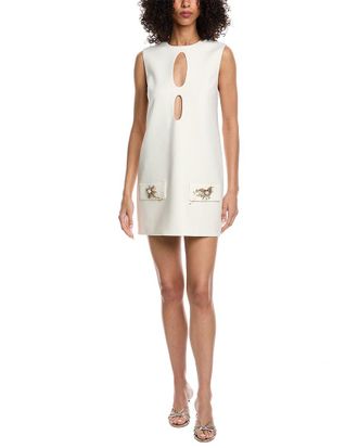 Alexis Alexis Krystle Beaded Wire Pearl Shift Dress