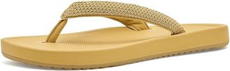 Allbirds Flip Flop Womens Flat Shoes Mid Yellow : 11 B - Medium, Synthetic