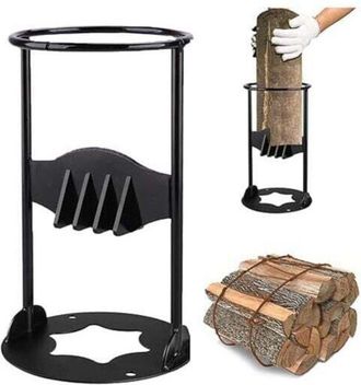 OEM Cortadora De Le&ntilde;a Manual De Hierro Fundido Con Cu&ntilde;a, Color Negro (21 Cm X 31 Cm)