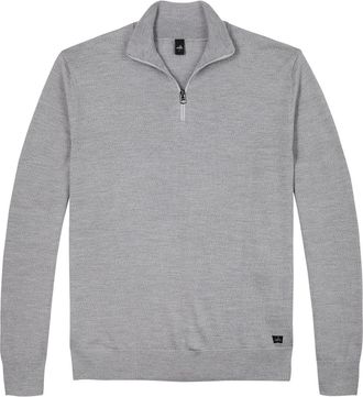 Wahts Mens Knitwear Light Grey Melange / S