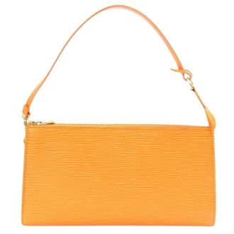 Louis Vuitton Pre-owned Shoulder Bags, female, Orange, Size: ONE SIZE Pre-owned Epi Pochette