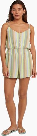 O'Neill Womens ONeill Womens Thin Strap Buttoned Romper - Size: 18/16