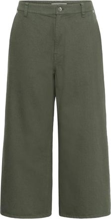 Part Two Wijde broek - Dames - Wijde Broeken - Groen - M - Broeken