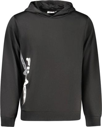 Fila Hoodie - Heren - Hoodies - Zwart - XL - Polyester - Hoodies & sweatvesten
