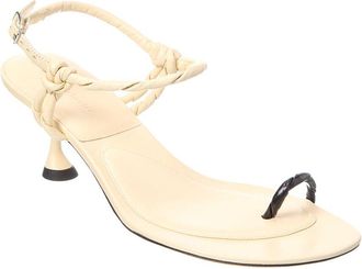 Proenza Schouler Tee Toe Leather Sandal