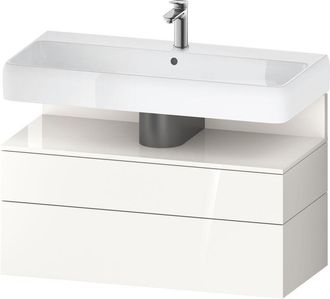 Duravit Qatego Mueble Bajo Lavabo, 1 Extra&iacute;ble Y 1 Caj&oacute;n, - Duravit
