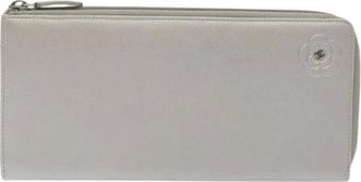 Chanel Pre-owned Wallets, female, Gray, Size: ONE SIZE Pre-owned Vintage Wallet