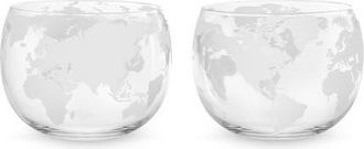 Final Touch Revolve Globe Glass - Set of 2 in Clear at Nordstrom