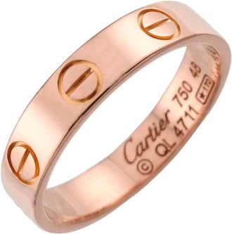 Cartier Pink Gold (18K) Band Ring (Pre-Owned)