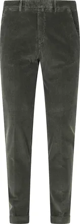 BRIGLIA 1949 Military 1000R Tencel Velvet Straight-Leg Pants