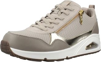 Skechers UNO Metallic Slippers - Dames - Sneakers - Beige - 40 EU - Leer - Schoenen