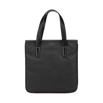 Loewe Pre-owned Anagram Embossed Leather Tote - Dames - Pre-owned - Zwart - Maat: ONE Size Leer