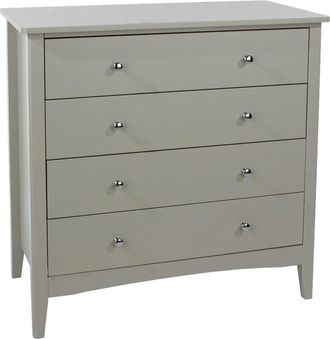 Core 10 4 Drawer Chest - mdf - 83 x 43 x 85 cm - Grey
